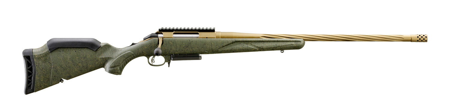 Ruger American Rifle Generation II Predator 6mm Creedmoor 22'' Green Bronze Bolt Action Rifle, 3-Rd