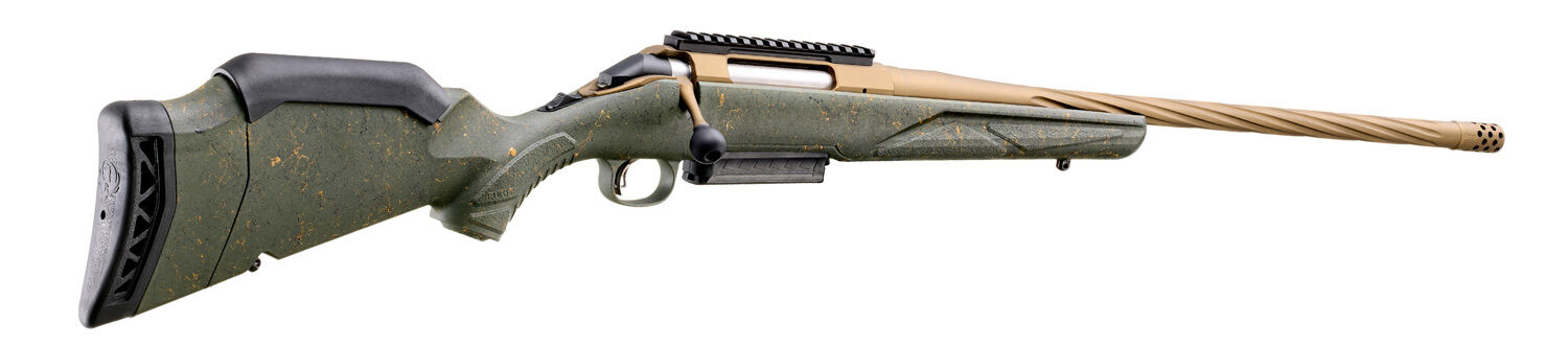 Ruger American Rifle Generation II Predator 6mm PRC 22'' Green Bronze Bolt Action Rifle, 3-Rd
