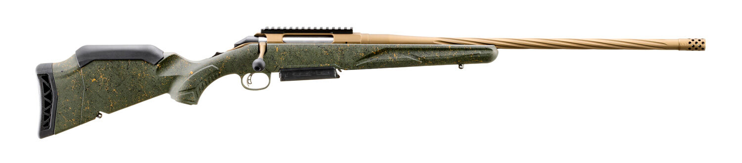 Ruger American Rifle Generation II Predator 6mm PRC 22'' Green Bronze Bolt Action Rifle, 3-Rd