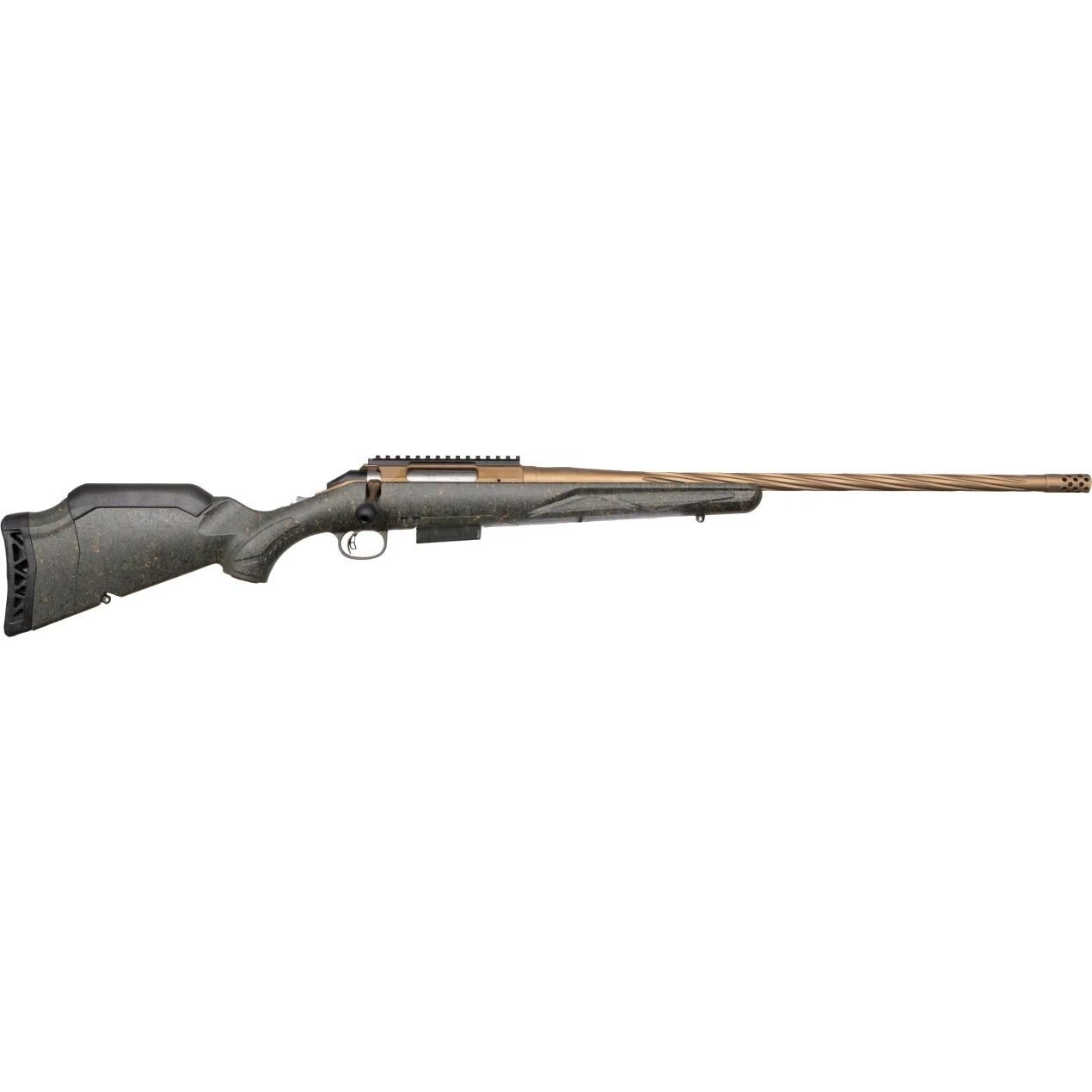 Ruger American Gen II Predator 6.5 PRC 22'' Burnt Bronze Cerakote Bolt Action Rifle, 3-Rd