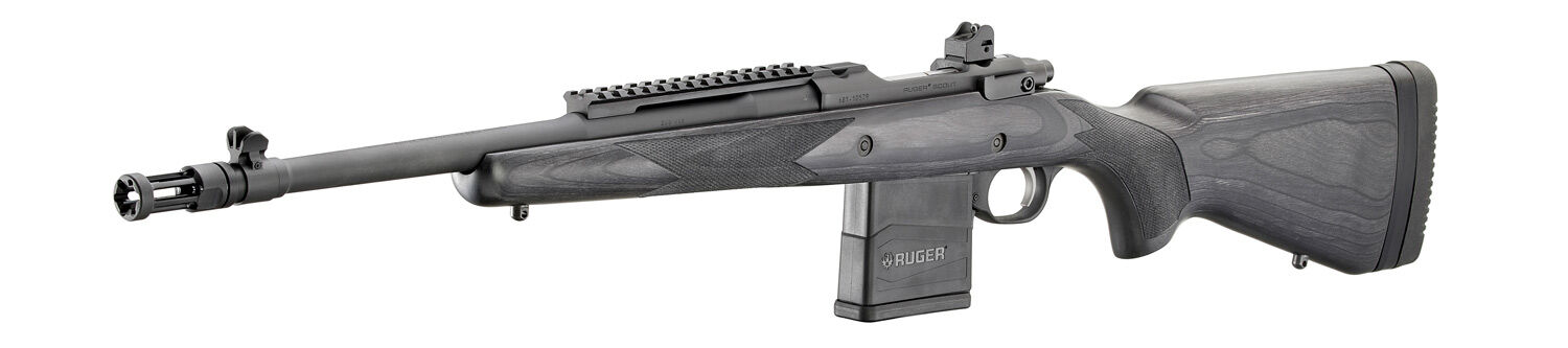 Ruger Scout .308 Win 16.1" Black Laminate Bolt Action Rifle, 10-Rd