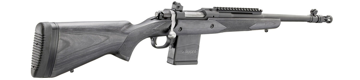 Ruger Scout .308 Win 16.1" Black Laminate Bolt Action Rifle, 10-Rd