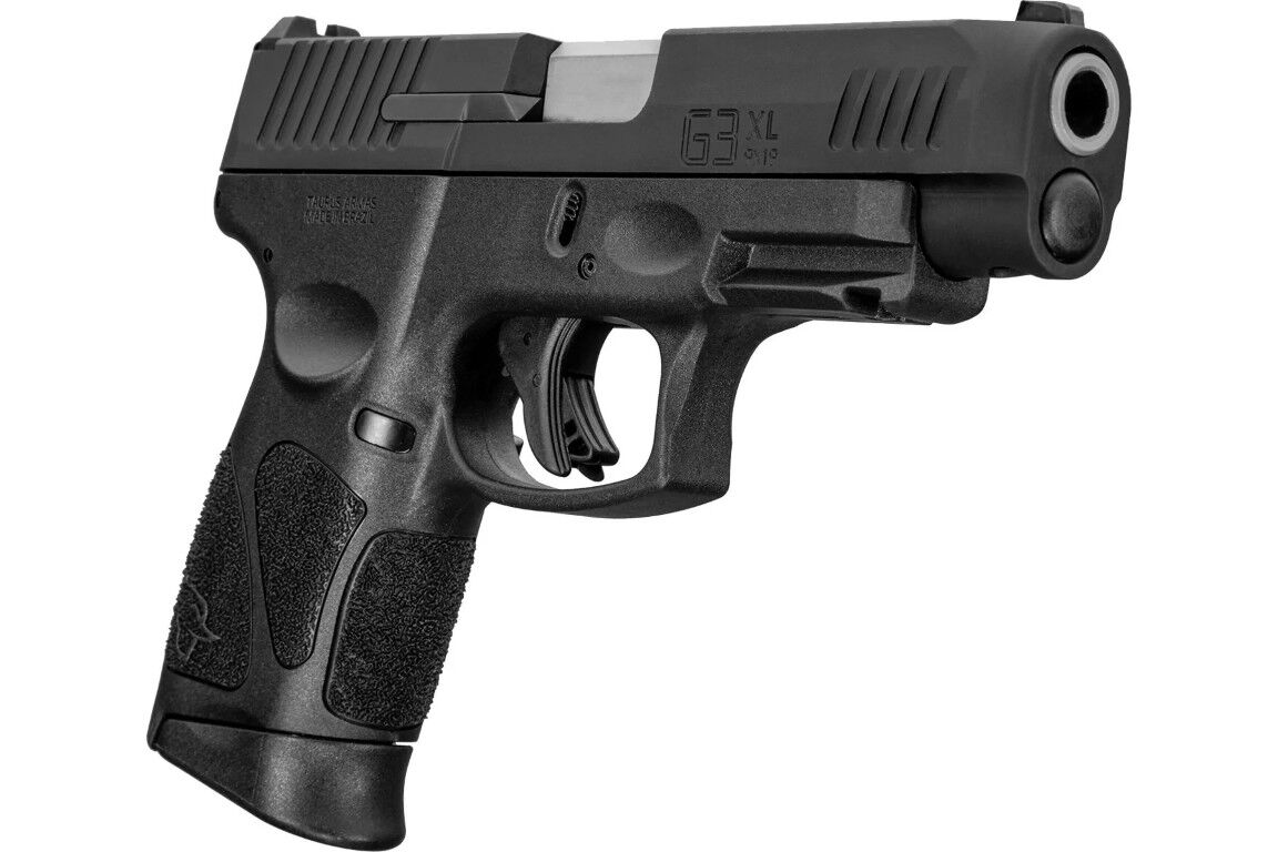 Taurus G3XL Tenifer Matte Black 9mm Luger Full Size Pistol, 10-Rd