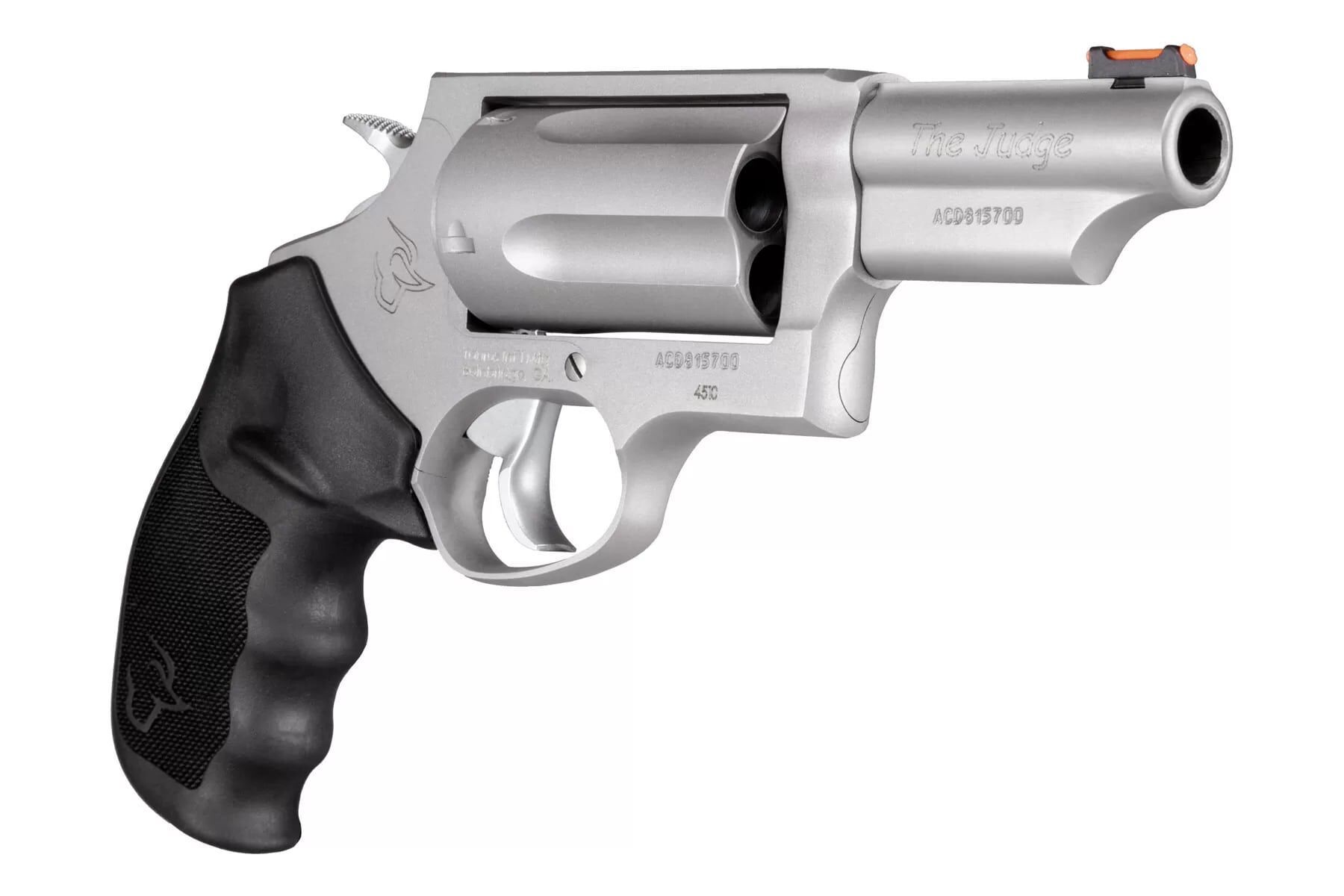 Taurus Judge 45 Colt 410 Bore 3-In Stainless Steel Revolver, 5-Rd