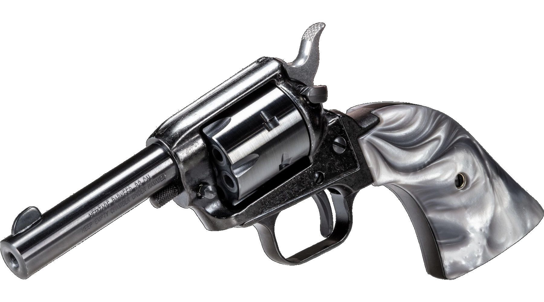 Heritage Barkeep Gray Pearl .22 LR 3.6" 6-Shot Revolver