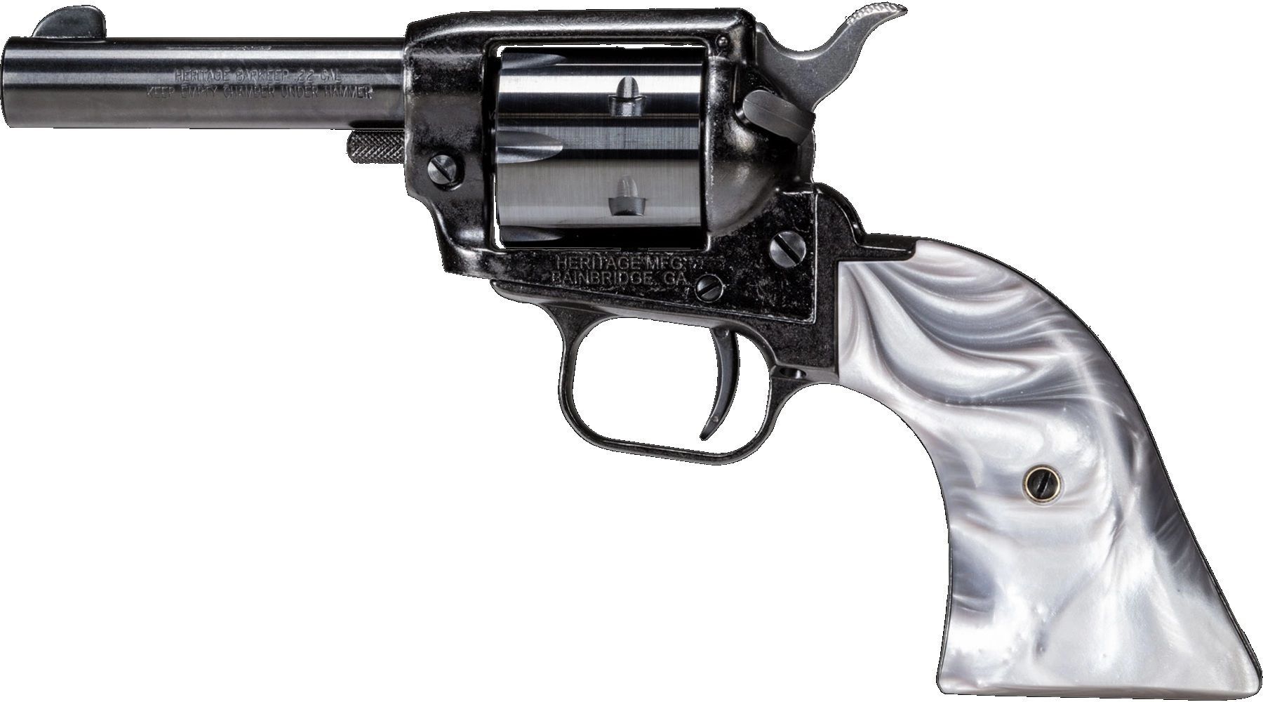 Heritage Barkeep Gray Pearl .22 LR 3.6" 6-Shot Revolver