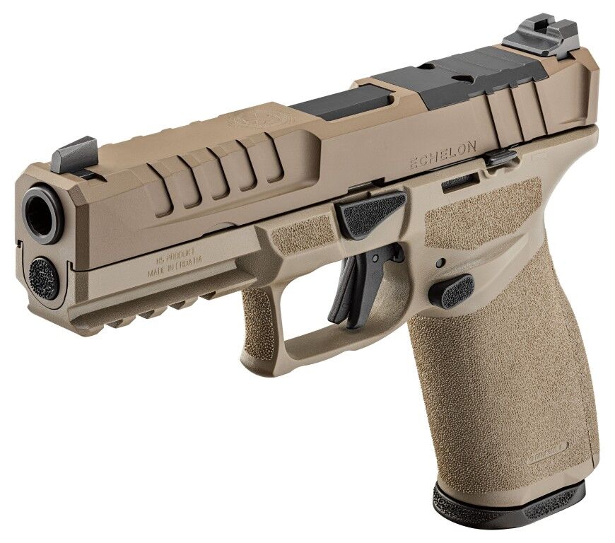 Springfield Armory Echelon 4.5F 9mm Full Size FDE Optics Ready Pistol Gear Up Bundle, 20-Rd