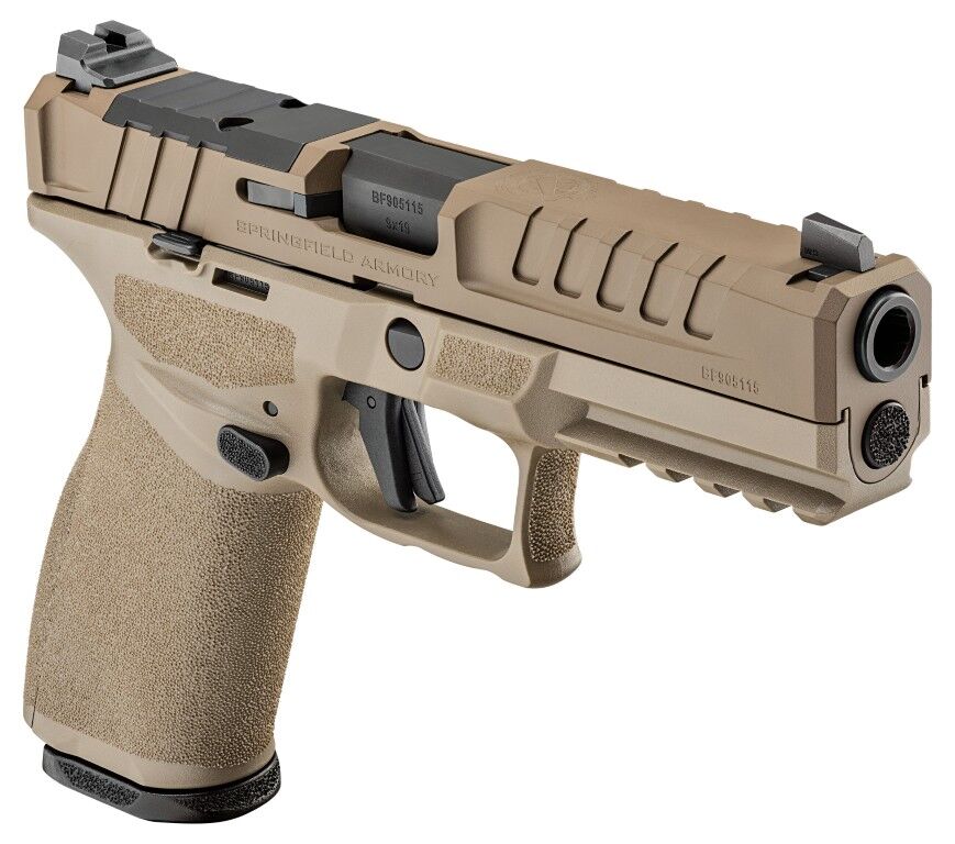 Springfield Armory Echelon 4.5F 9mm Full Size FDE Optics Ready Pistol Gear Up Bundle, 10-Rd