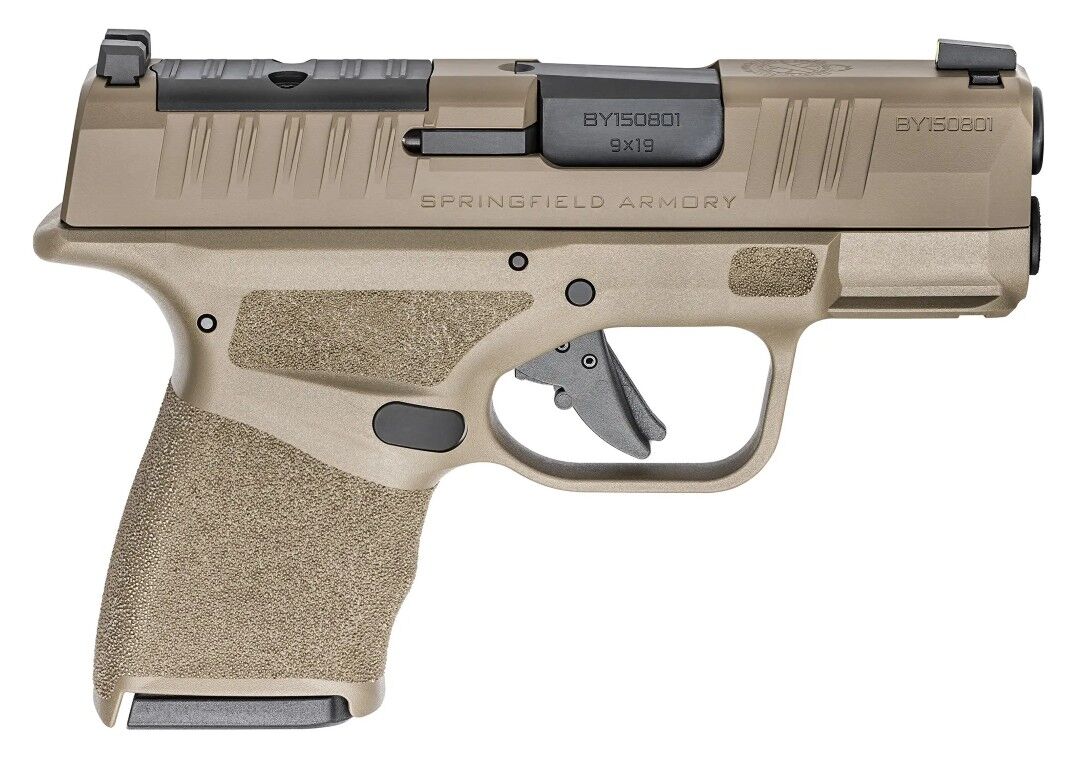 Springfield Armory Hellcat OSP 9mm Micro Compact FDE Optics Ready Pistol, 13-Rd