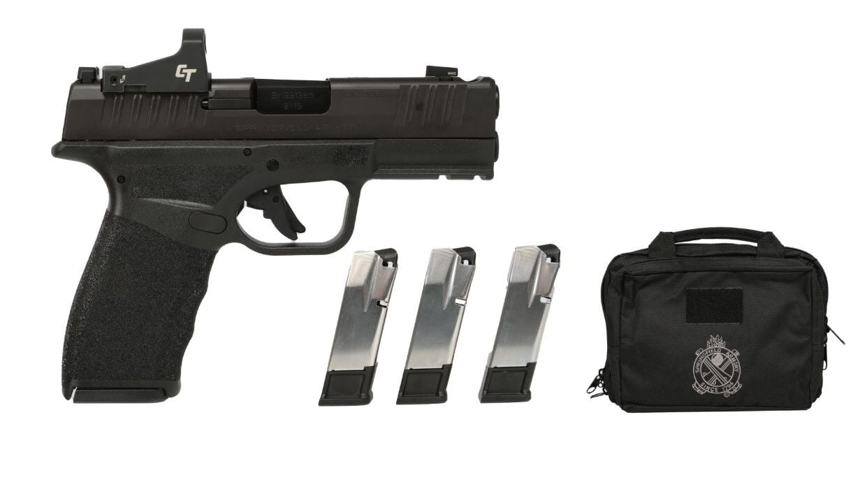 Springfield Armory Hellcat PRO Comp OSP 9mm Compact Optics Ready Comp Pistol Gear Up Bundle, 10-Rd