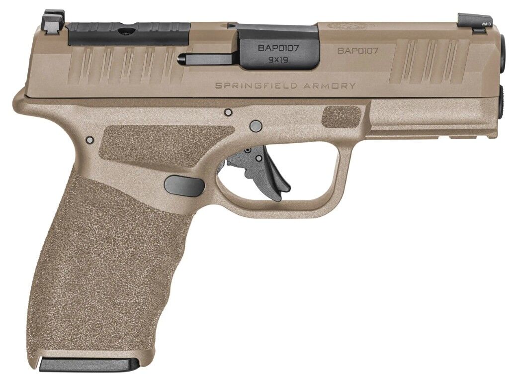 Springfield Armory Hellcat Pro OSP 9mm Compact FDE Optics Ready Pistol Gear Up Bundle, 10-Rd