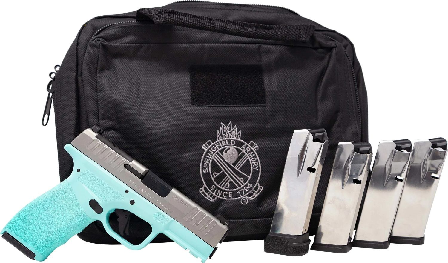 Springfield Armory Hellcat Pro OSP 9mm Compact Blue Optics Ready Pistol Gear Up Bundle, 17-Rd