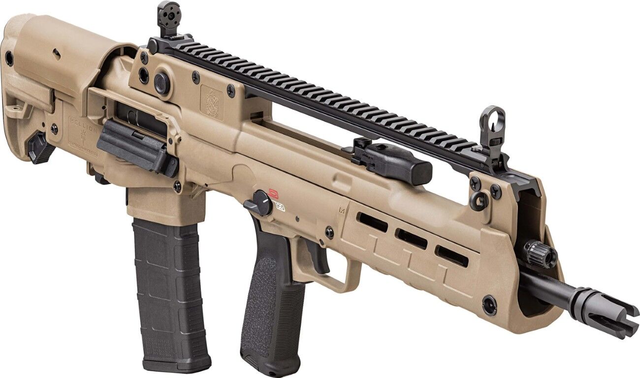 Springfield Armory Hellion 5.56 NATO 16" FDE Semi-Auto Bullpup Rifle Gear Up Bundle, 30-Rd