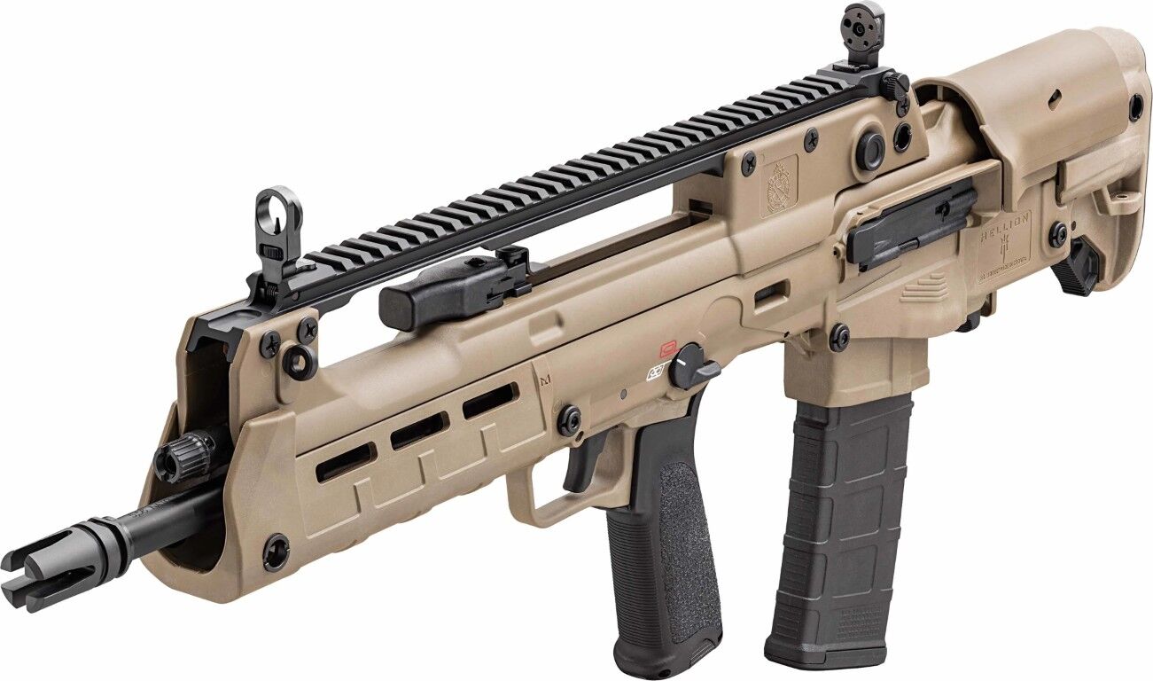 Springfield Armory Hellion 5.56 NATO 16" FDE Semi-Auto Bullpup Rifle Gear Up Bundle, 30-Rd