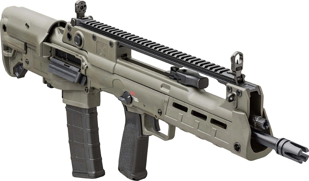 Springfield Armory Hellion 5.56 NATO 16-In OD Green Semi-Auto Bullpup Rifle Gear Up Bundle, 30-Rd