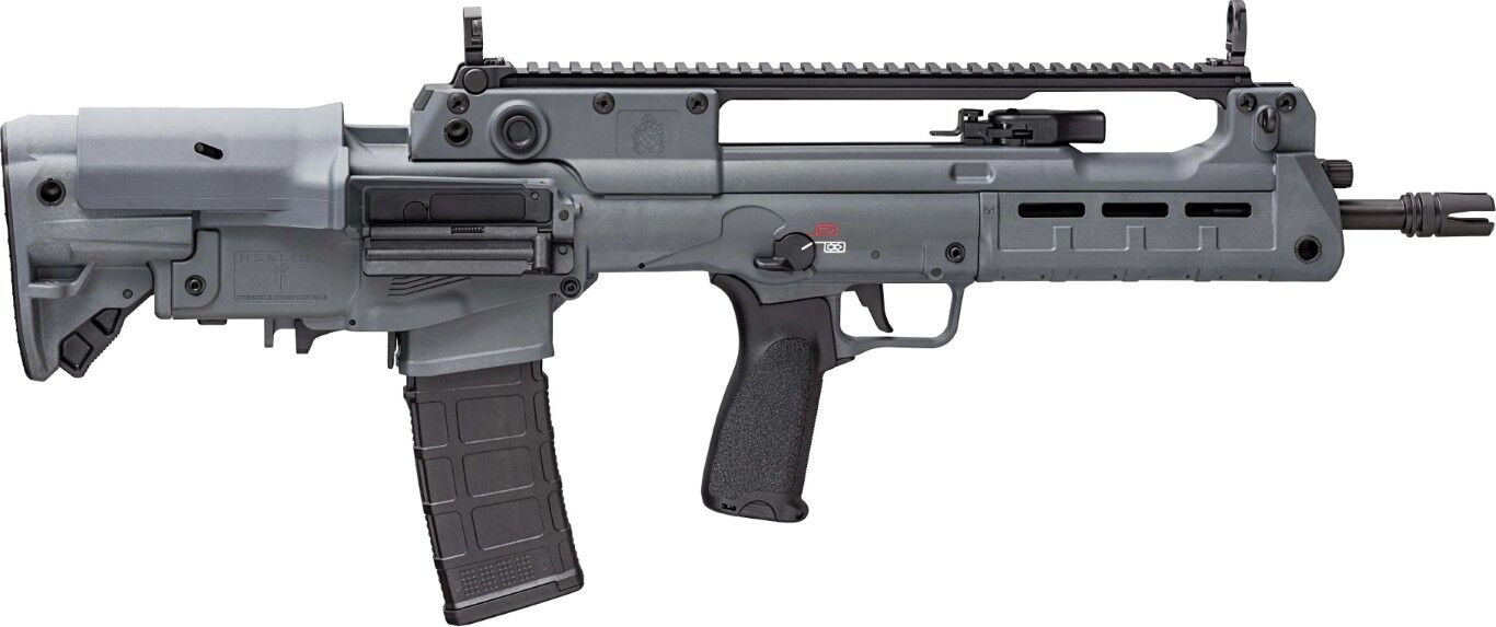 Springfield Armory Hellion 5.56 NATO 16" Gray Semi-Auto Bullpup Rifle Gear Up Bundle, 30-Rd