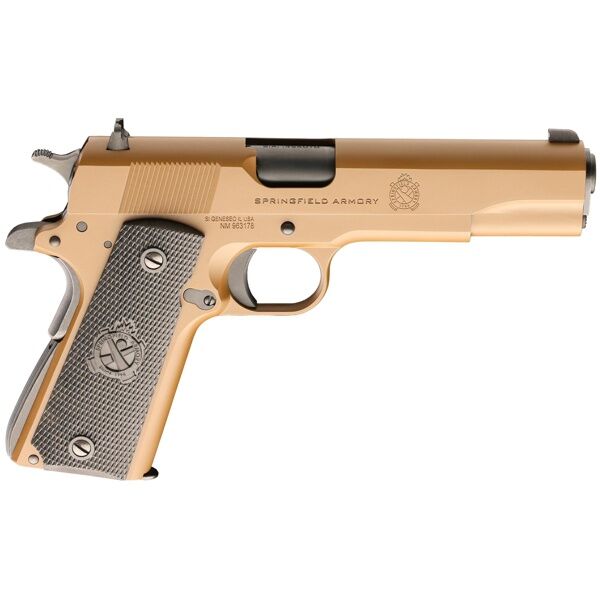 Springfield Armory 1911 Mil-Spec .45 Auto Full Size Coyote Brown Pistol, 7-Rd