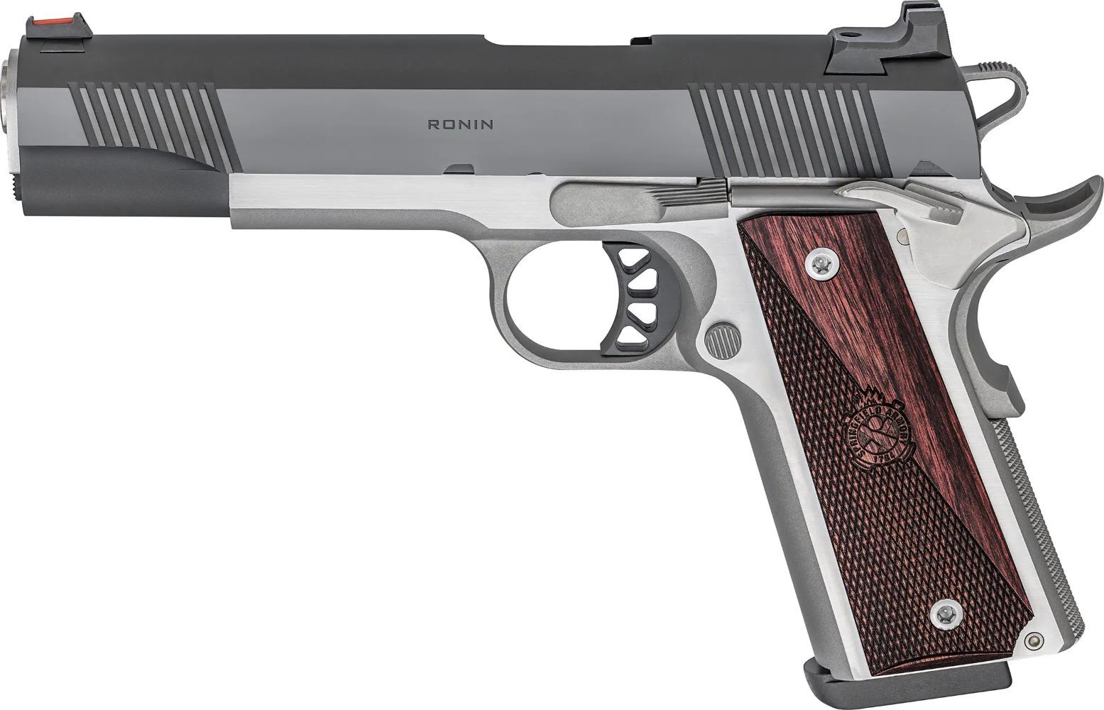 Springfield Armory 1911 Ronin 10mm Stainless Full Size Pistol with Wood Grip, 8-Rd