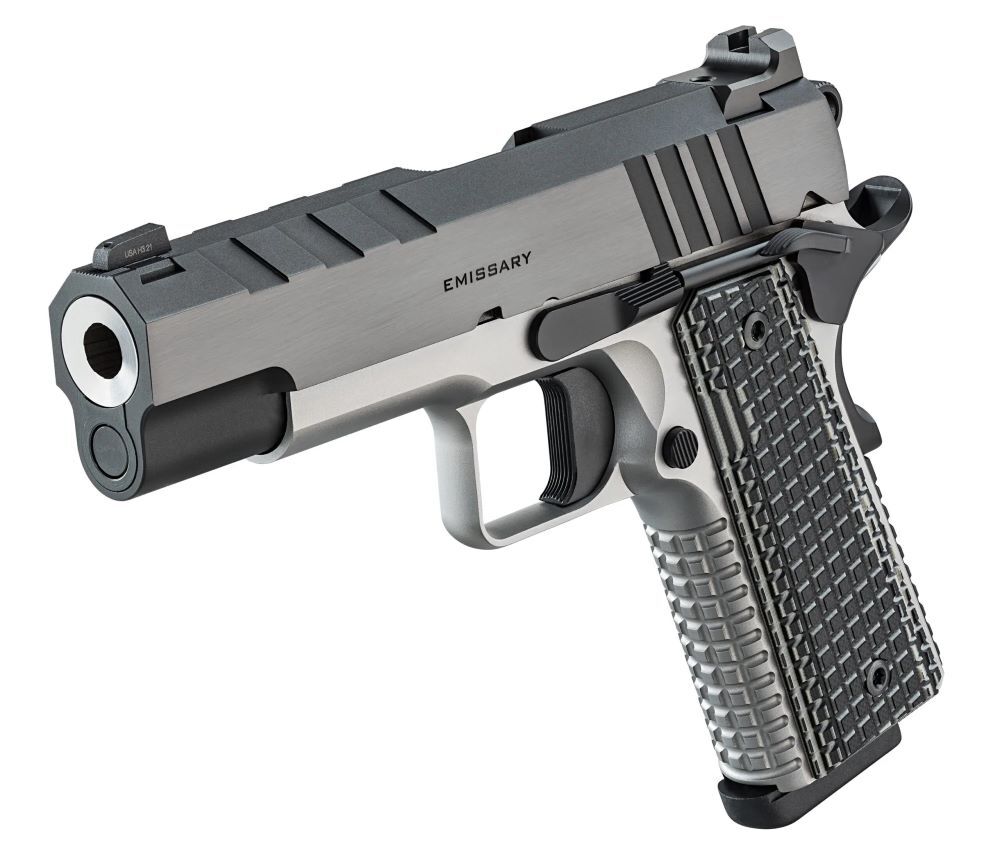 Springfield Armory 1911 Emissary 9mm Compact Gray Pistol, 9-Rd