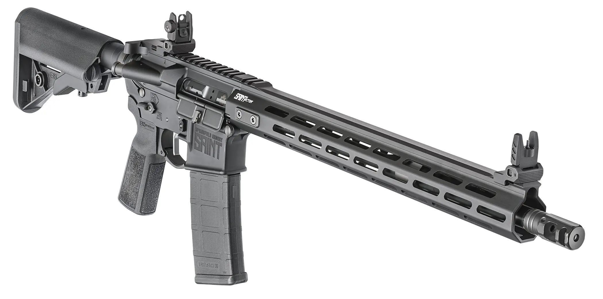 Springfield Armory Saint AR-15 B5 5.56 Nato 16" Semi-Auto Rifle, 30-Rd