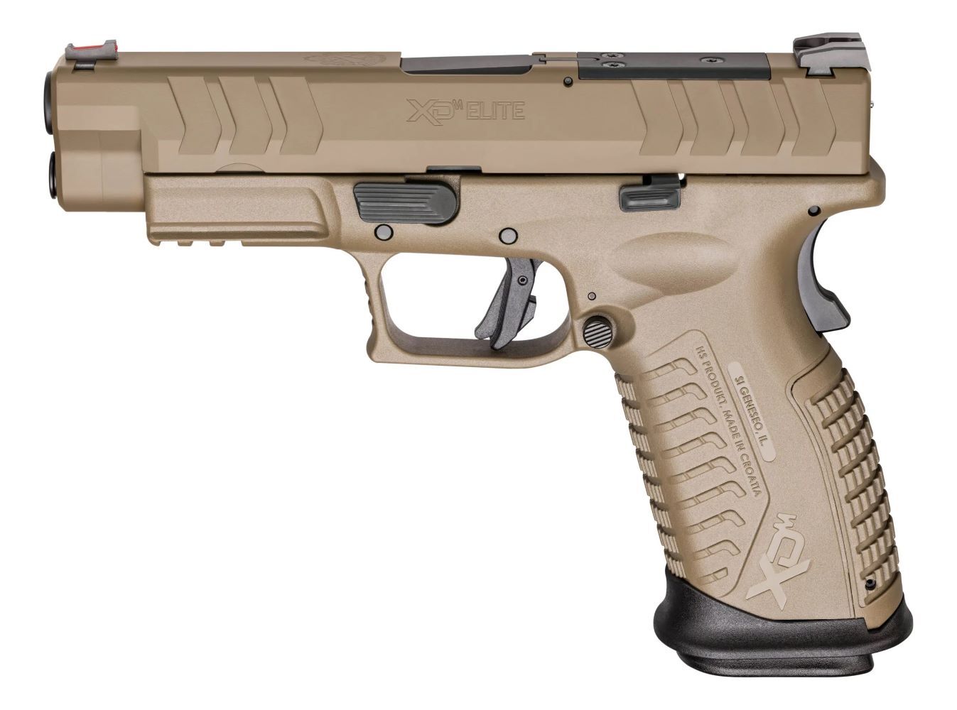 Springfield Armory XD-M Elite OSP 10mm Optics Ready FDE Full Size Pistol, 16-Rd
