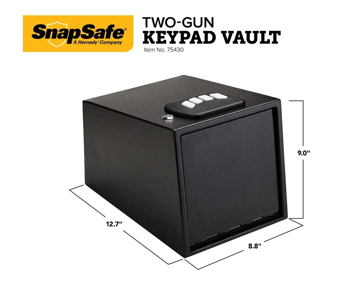 SnapSafe Two-Gun Keypad Vault