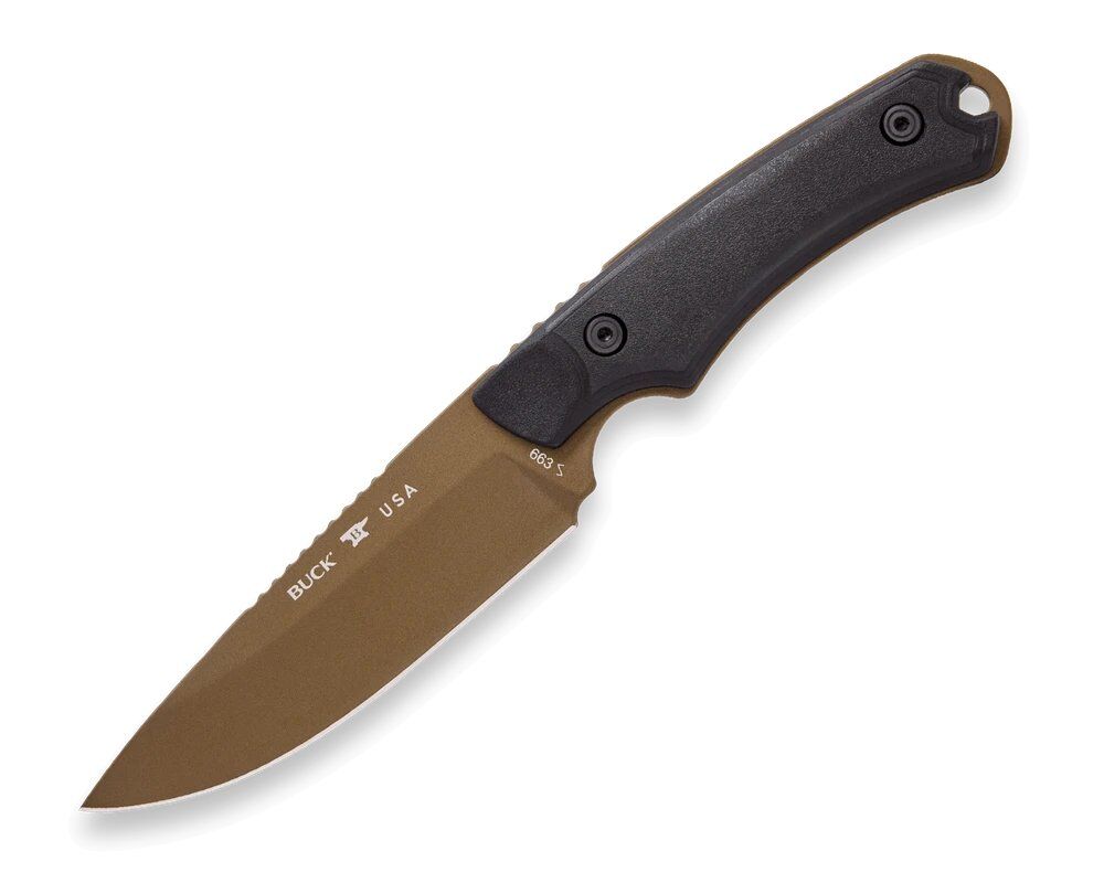 Buck Knives 663 Alpha Guide Backcountry Knife, Black