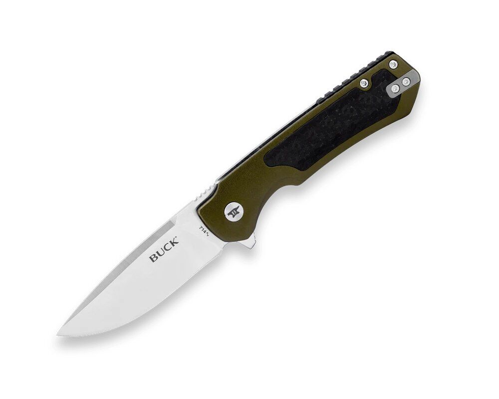 Buck Knives 714 Stinger Knife, Green