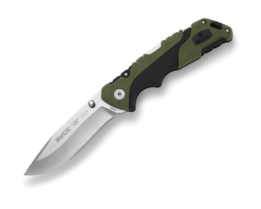 Buck Knives 659 Large Folding Pursuit Green/Black Knife