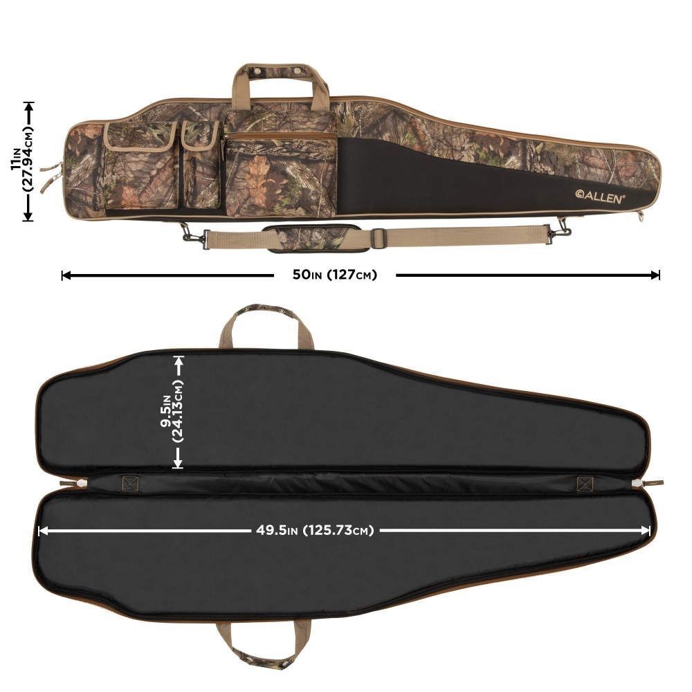 Allen Company Tejon Oversized Mossy-Oak Camo Rifle Case, 50-In