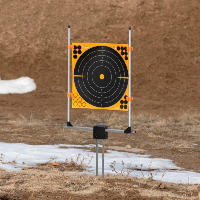 Allen EZ Aim Adhesive Splash Reactive Bullseye Paper Shooting Targets, 12"W X 12"H, 5-Pk