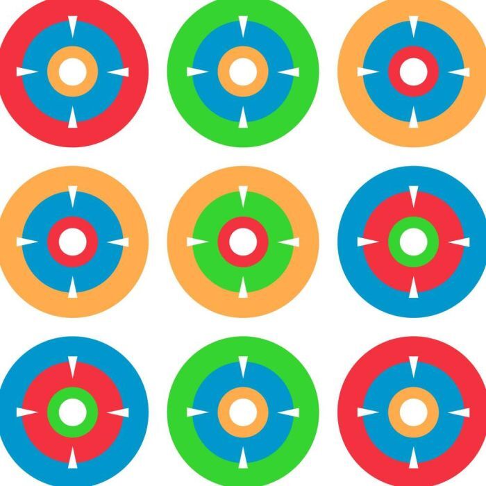 EZ Aim Assorted Fun Plinking the Day Away Paper Shooting Targets, 12 X 12-In, 12-Pk