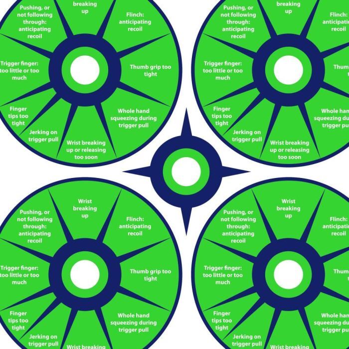 Allen EZ Aim Fun Triggering More Fun Paper Shooting Targets, 12 X 12-In, 9-Pack