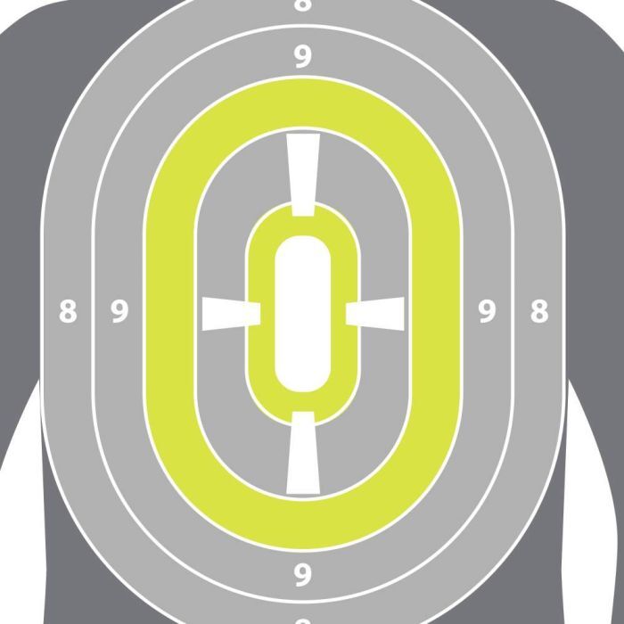 Allen EZ Aim Fun Imposing Figures Paper Shooting Target Assortment, 12 x 18-In, 8-Pk