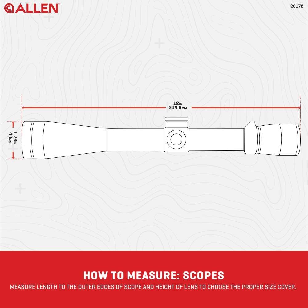 Allen Neoprene Scope Cover Medium - Camo