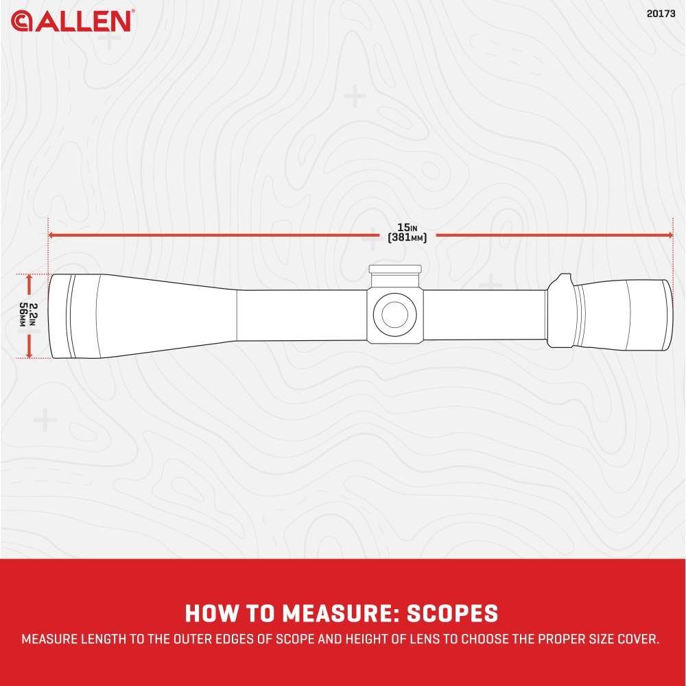 Allen Neoprene Scope Cover Large - Camo
