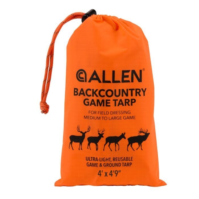 Allen Company Blaze Orange Backcountry Game Tarp, 4 ft. x 4 ft. 9 in.