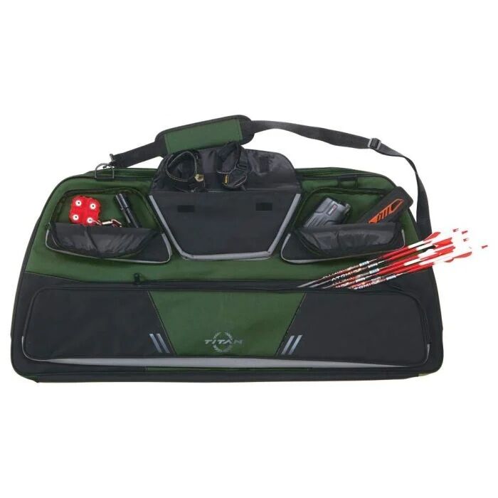 Allen Titan Aconite Single Compound Bow Soft Green & Black Archery Case, 41-In