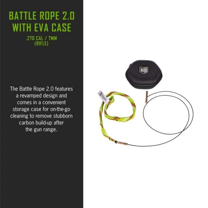 Breakthrough Clean Technologies 270, .284 Caliber & 7mm Rifle Battle Rope 2.0 with EVA Case