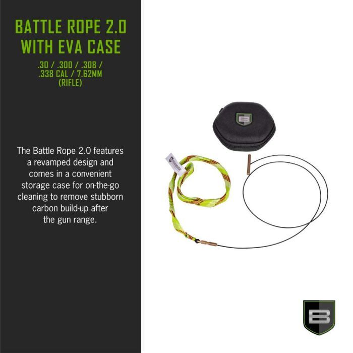 Allen Breakthrough Clean Technologies Rifle Battle Rope 2.0, .30, 308 Caliber & 7mm With EVA Case