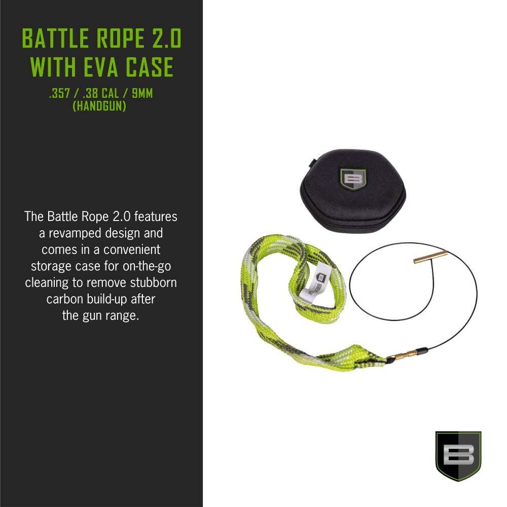 Breakthrough Clean Technologies Handgun Battle Rope 2.0 .357/.38/9mm Bore Cleaning Rope