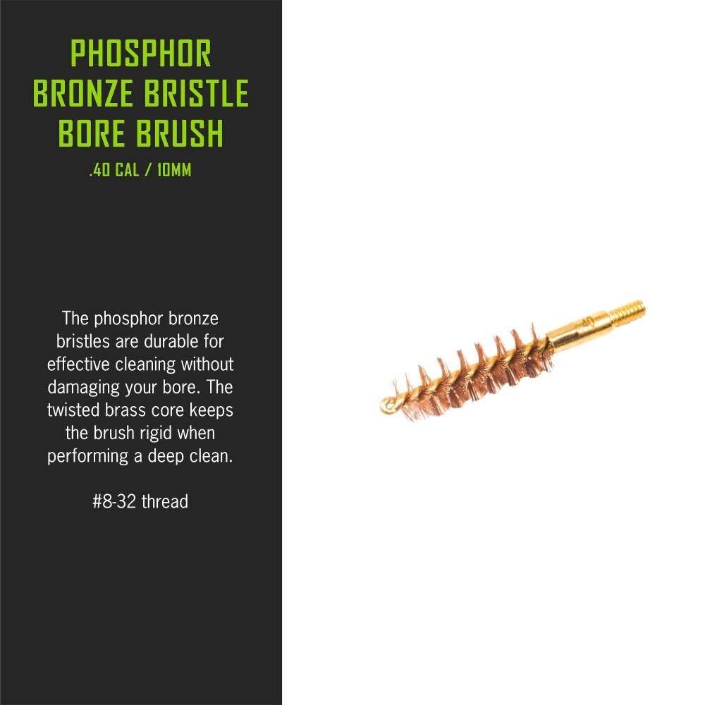 Breakthrough Clean Technologies Phosphorus Bronze Bristle Bore Brush, 40 Caliber & 10mm