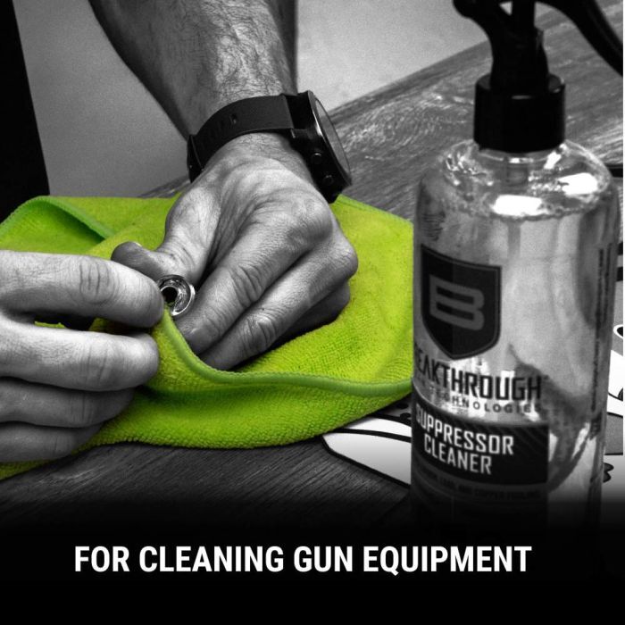 Allen Breakthrough Clean Technologies Microfiber Cleaning Cloth, 14-In, 2-Pk