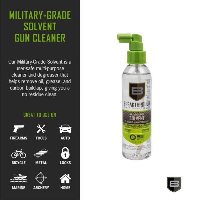 Breakthrough Clean Technologies Military-Grade Clear Solvent, 6-Oz