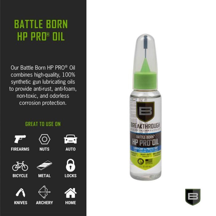 Allen Breakthrough Clean Technologies Battle Born HP Pro Lubricant & Protectant, 2-Oz