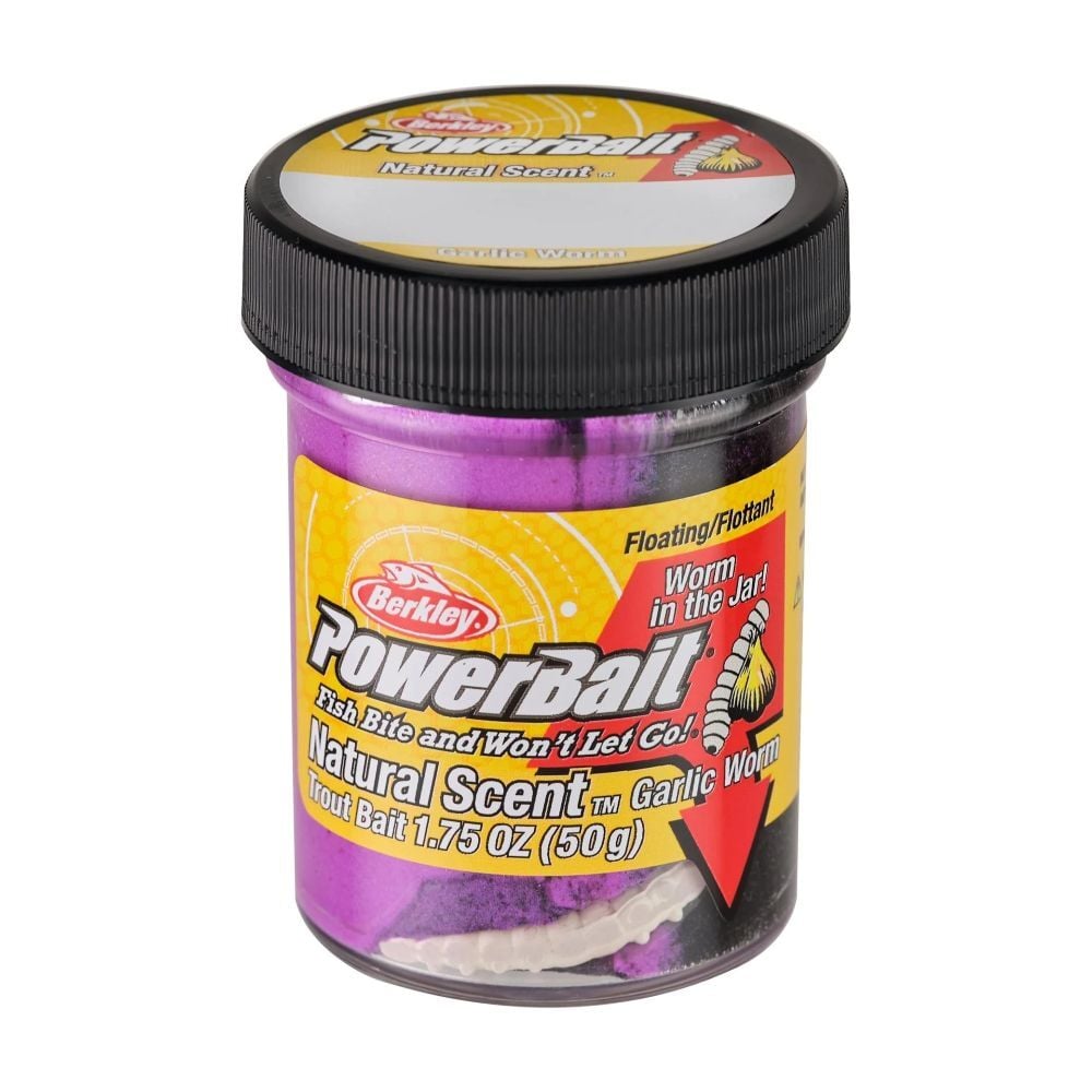 Berkley PowerBait Natural Scent Tequila Sunrise Trout Bait with Garlic and Worm