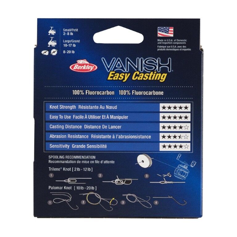Berkley Vanish Easy Casting, 250-Yd, 10-Lb
