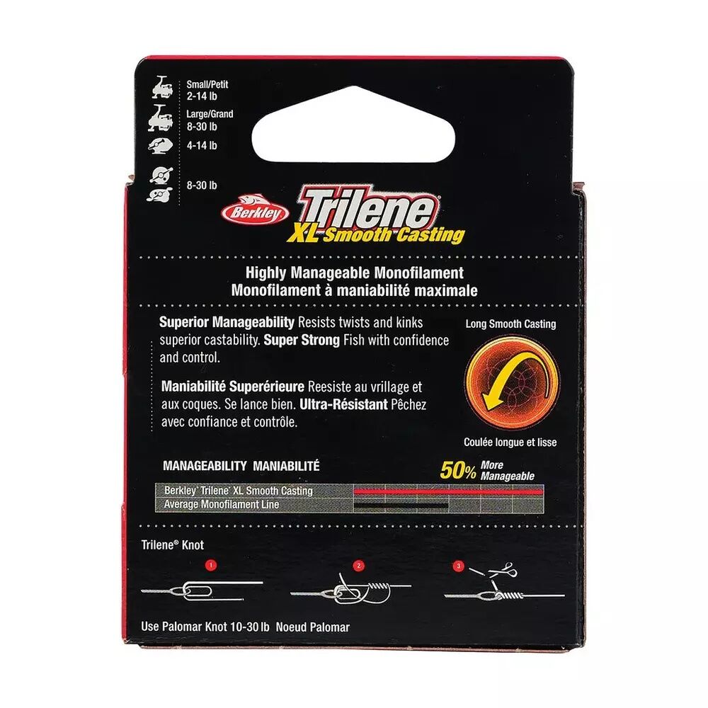 Berkley Trilene XL Low-Vis Green Fishing Line, 110-Yd, 6-Lb