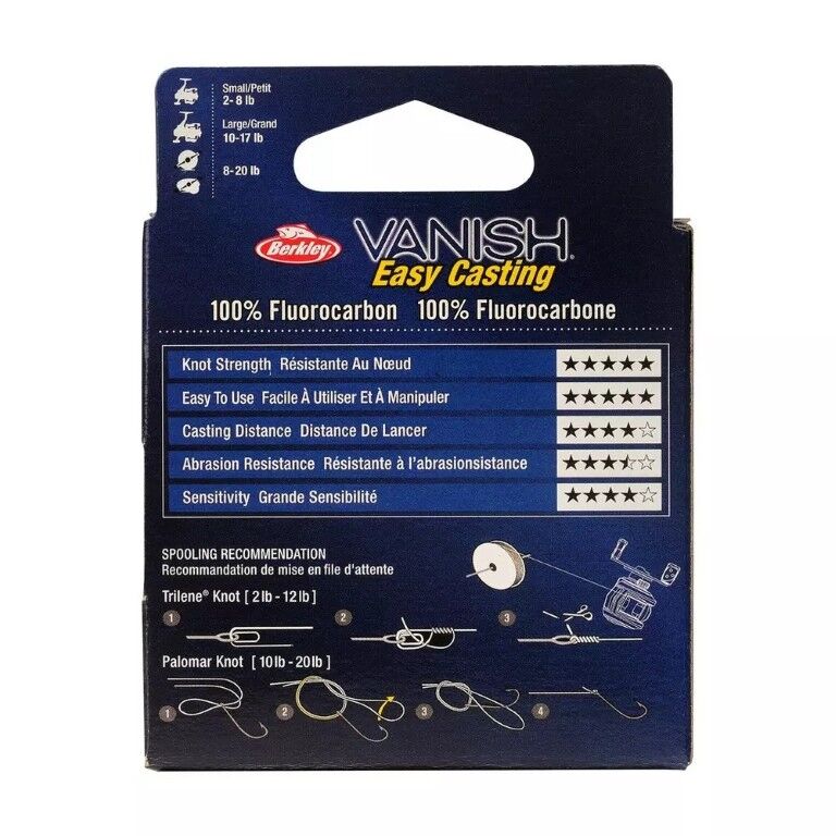 Berkley Vanish Fishing Line, 110-Yd, 8-Lb