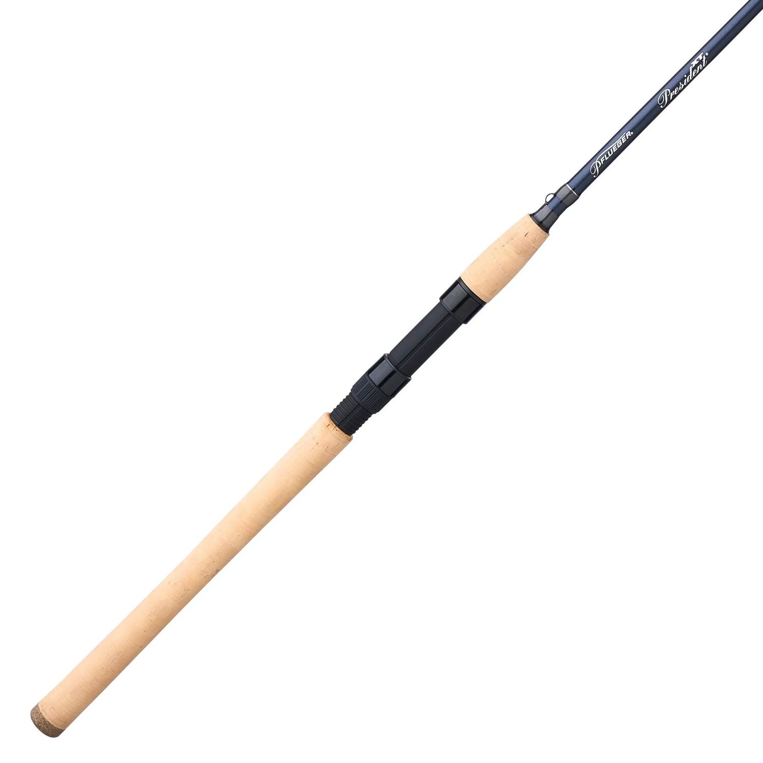 Pflueger President XT 2-Piece Medium Spinning Rod, 8-Ft 6-In